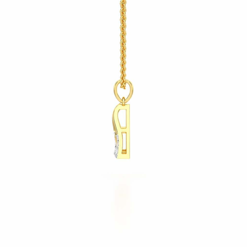 Pure Shine Silver Pendant - Yellow Gold - Image 4