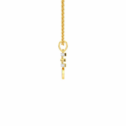 Guardian Watch Silver Pendant - Yellow Gold - Image 4