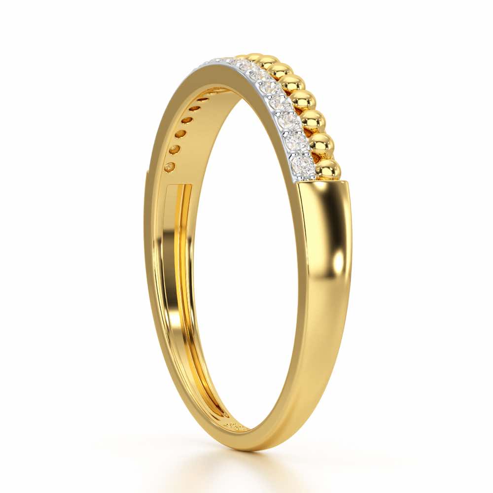 Perfect Bliss Silver Ring - Yellow Gold - Image 4