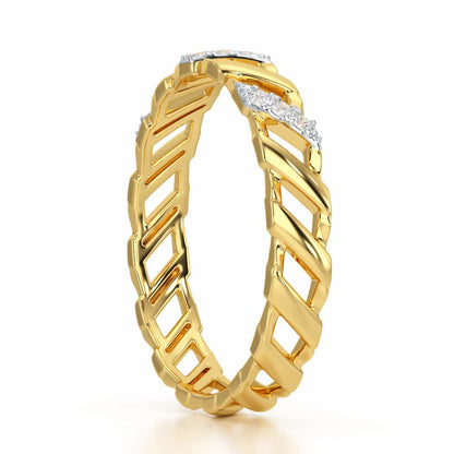 Arandele Silver Ring - Yellow Gold - Image 4