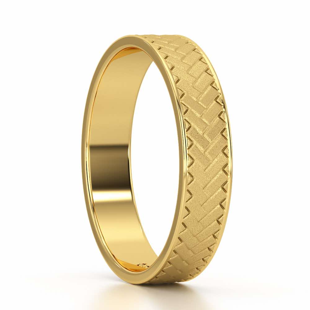 Isla Silver Ring - Yellow Gold - Image 4