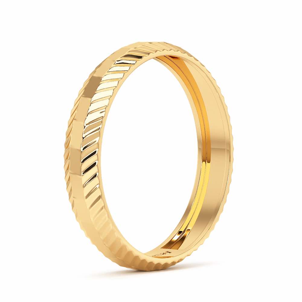 Nia Silver Ring - Yellow Gold - Image 4