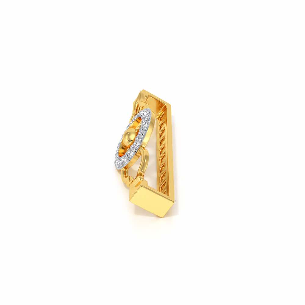 Bling Style Silver Watch Band - Yellow Gold - Image 4