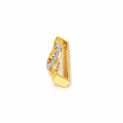 Bling Style Silver Watch Band - Yellow Gold - Image 4