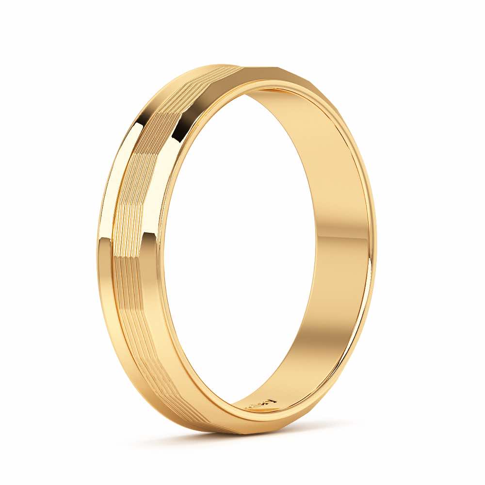 Elowen Silver Ring - Yellow Gold - Image 4