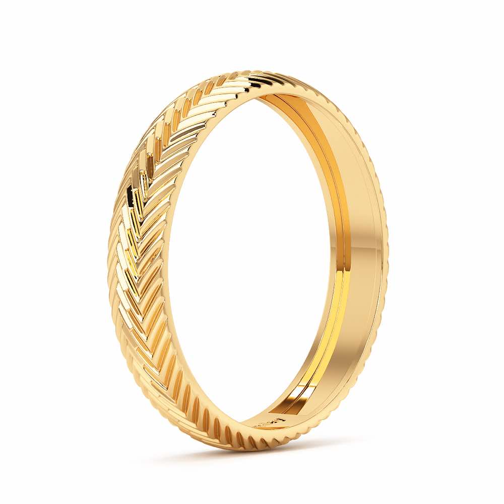 Azalea Silver Ring - Yellow Gold - Image 4
