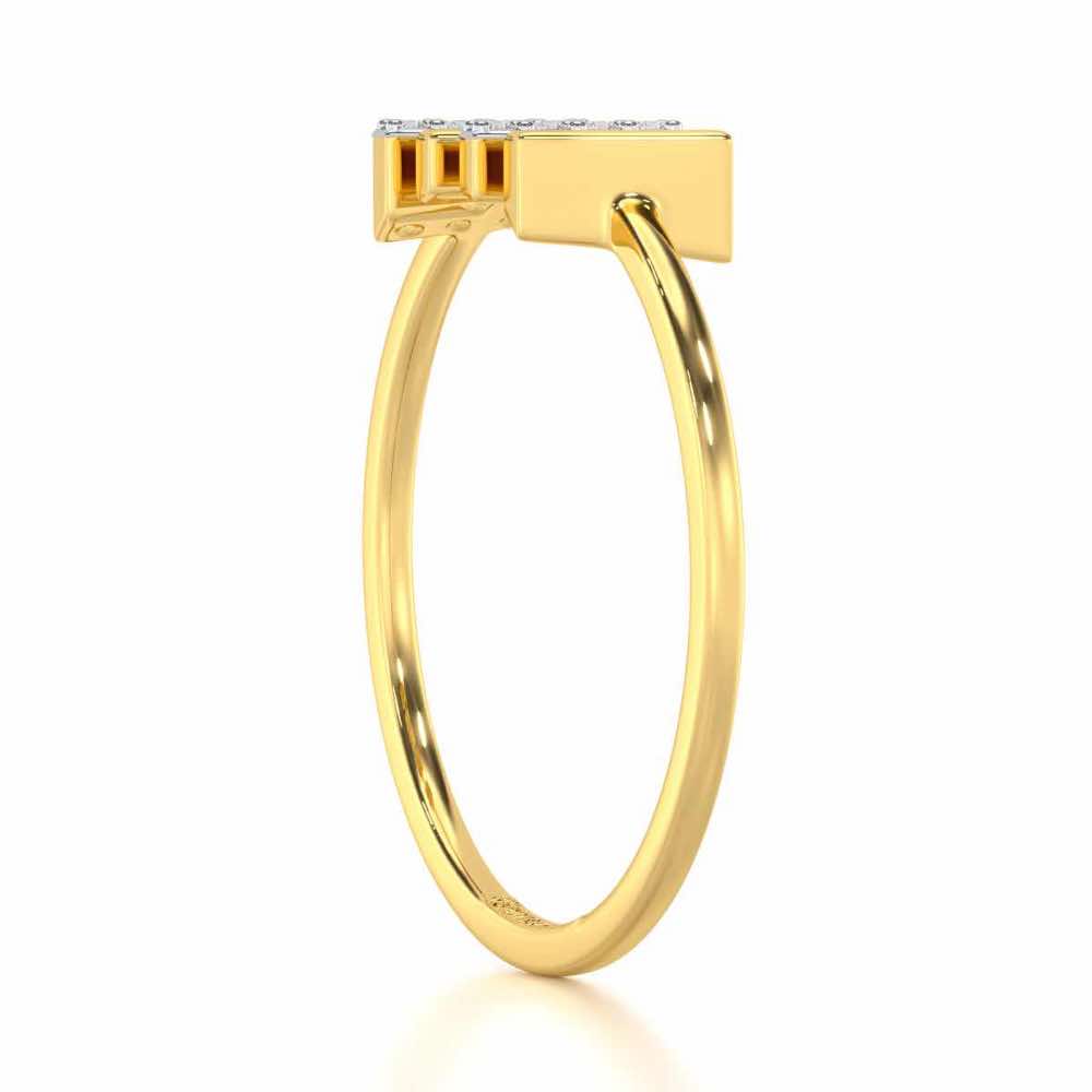 Precious Passion Silver Ring - Yellow Gold - Image 4