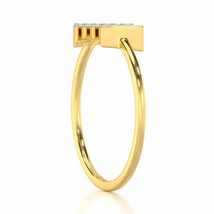 Precious Passion Silver Ring - Yellow Gold - Image 4