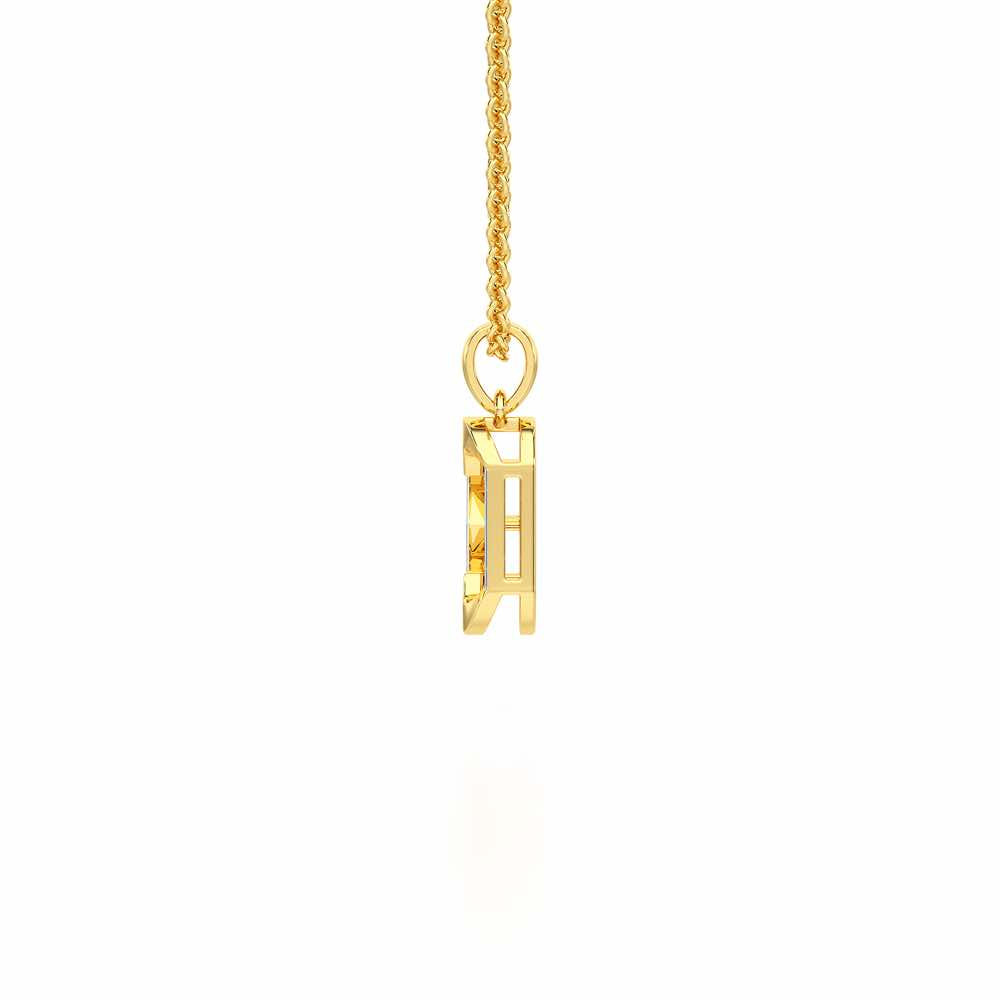Silver Whisper Silver Pendant - Yellow Gold - Image 4