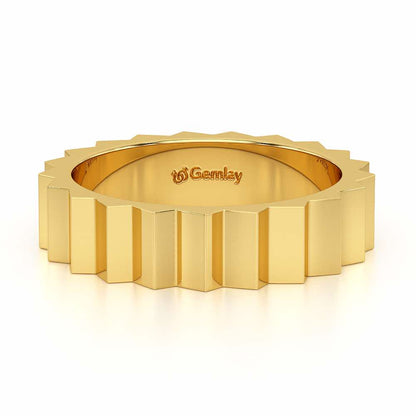Selena Silver Ring - Yellow Gold - Image 5