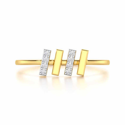 Precious Passion Silver Ring - Yellow Gold - Image 5