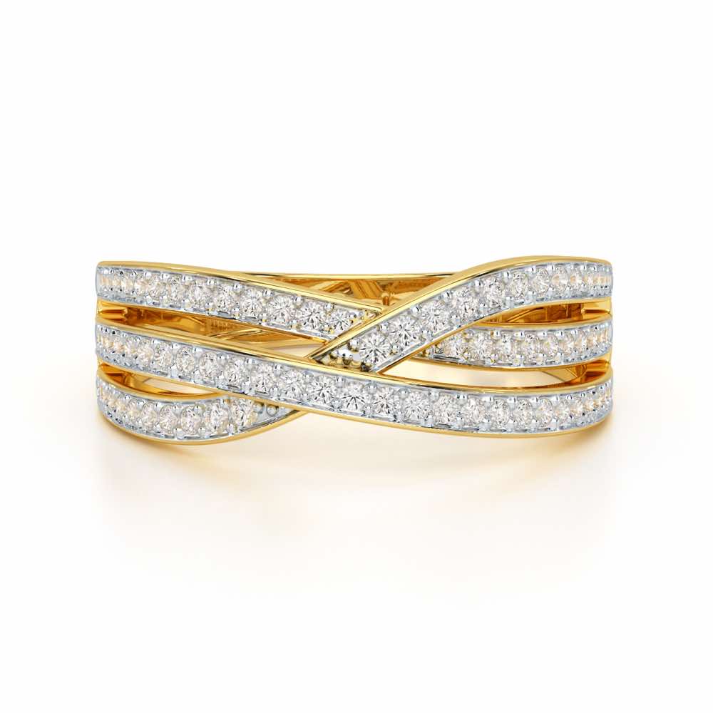 Supreme Helix Silver Ring - Yellow Gold - Image 5