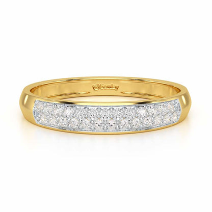 Genesis Elegance Silver Ring - Yellow Gold - Image 5