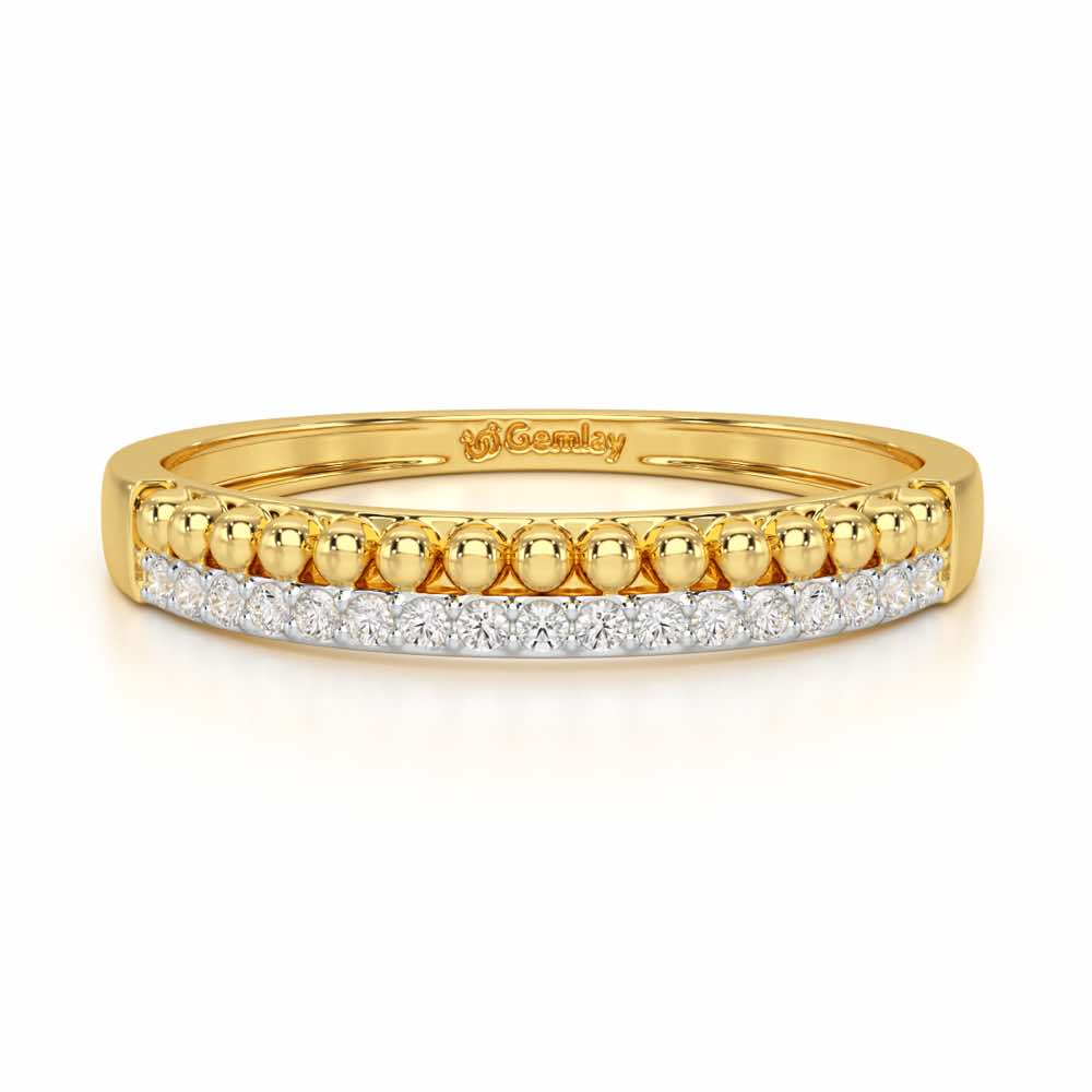 Perfect Bliss Silver Ring - Yellow Gold - Image 5