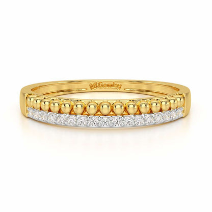 Perfect Bliss Silver Ring - Yellow Gold - Image 5