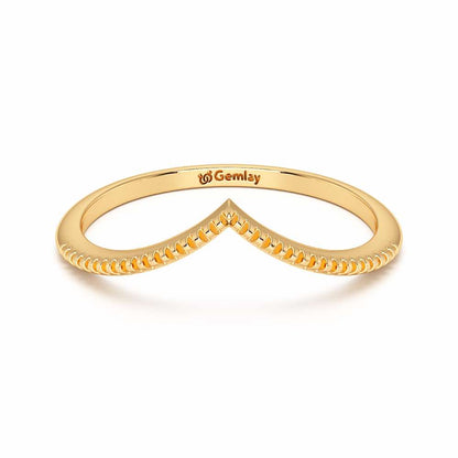 Glena Apex Silver Ring - Yellow Gold - Image 5