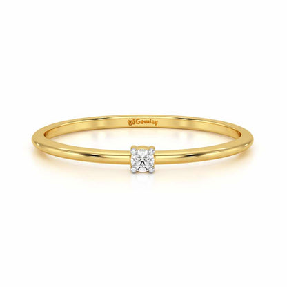 Divine Touch Silver Ring - Yellow Gold - Image 5