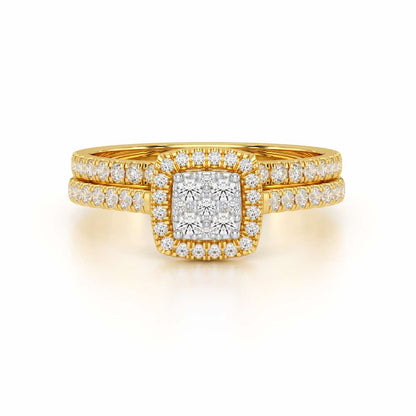 Bride Choice Silver Ring - Yellow Gold - Image 5