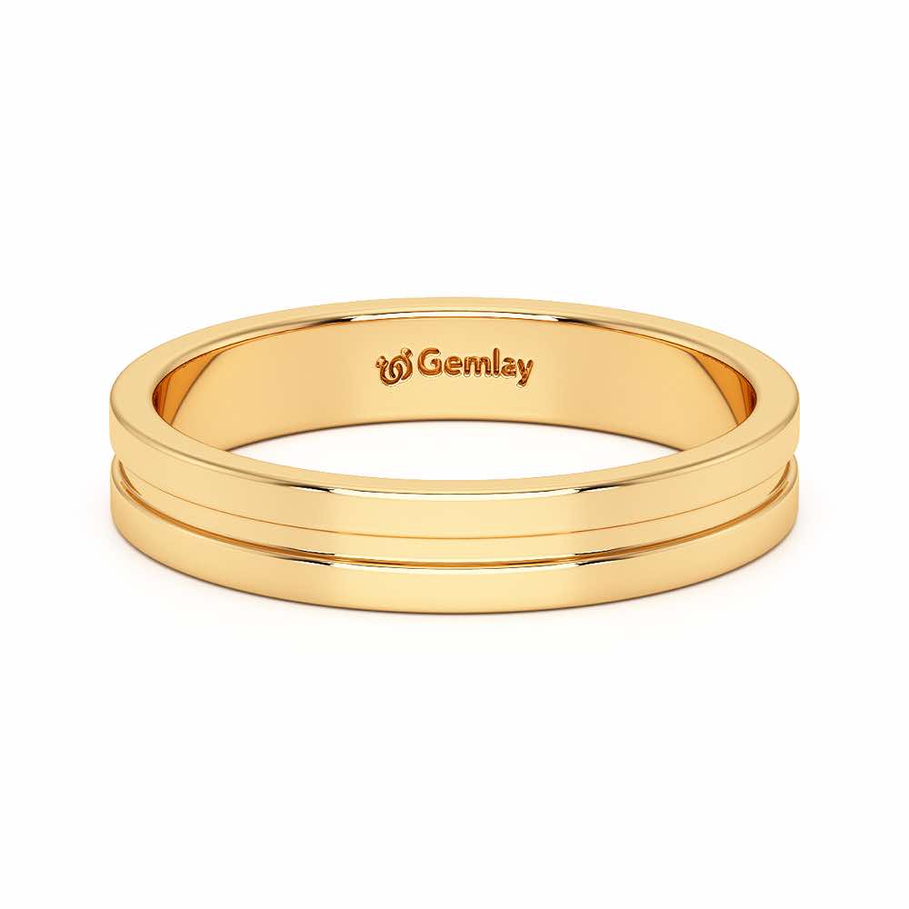 Amethyst Silver Ring - Yellow Gold - Image 5