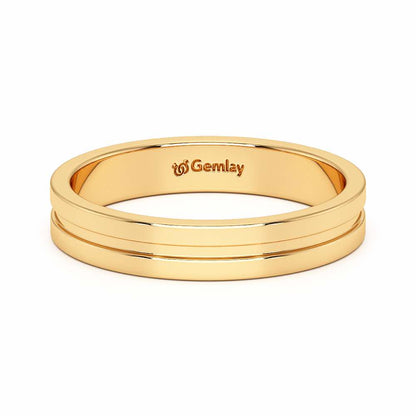 Amethyst Silver Ring - Yellow Gold - Image 5
