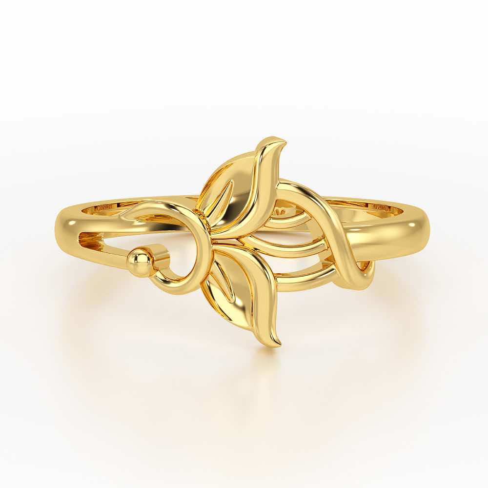 Knox Mystery Silver Ring For Women - Yellow Gold - Image 5