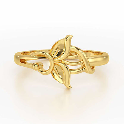 Knox Mystery Silver Ring For Women - Yellow Gold - Image 5