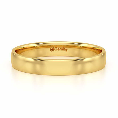 Bliss Aura Women Silver Ring Band - Yellow Gold - Image 5