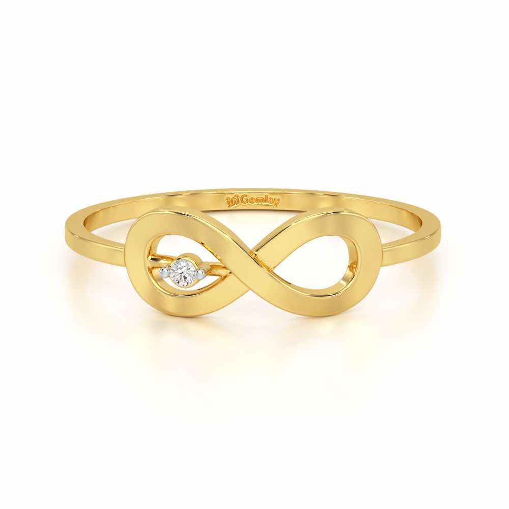 Tentacle Silver Ring - Yellow Gold - Image 5