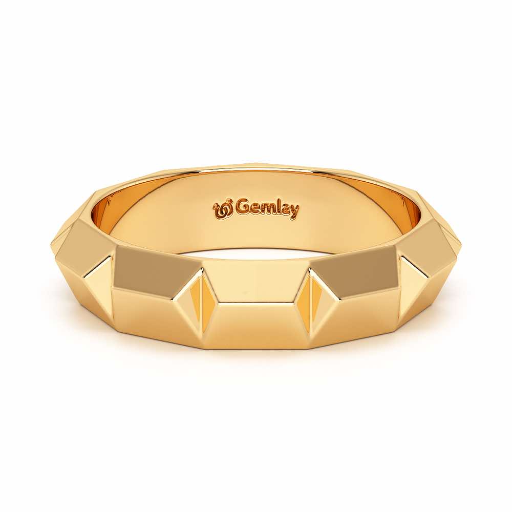 Marigold Silver Ring - Yellow Gold - Image 5