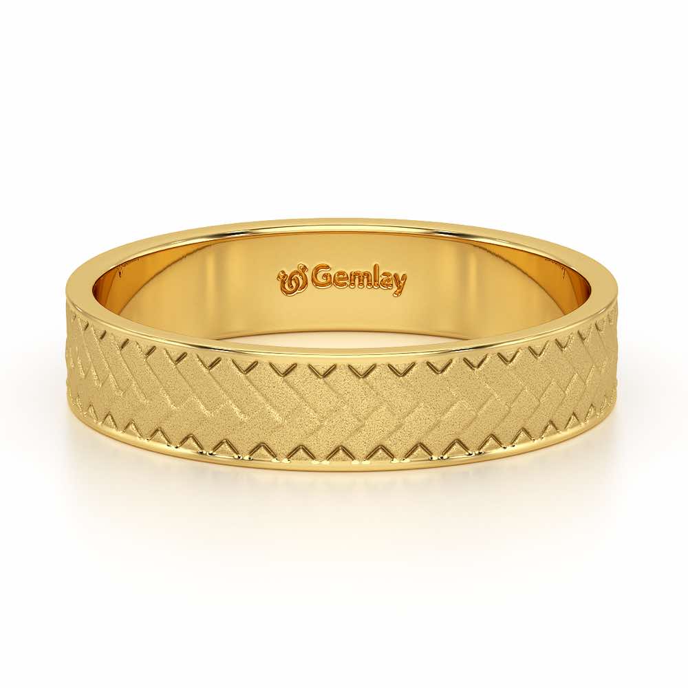 Isla Silver Ring - Yellow Gold - Image 5