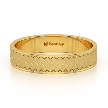 Isla Silver Ring - Yellow Gold - Image 5