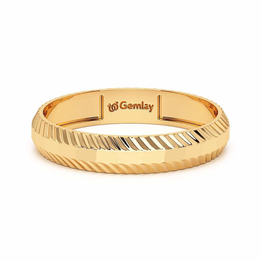 Nia Silver Ring - Yellow Gold - Image 5
