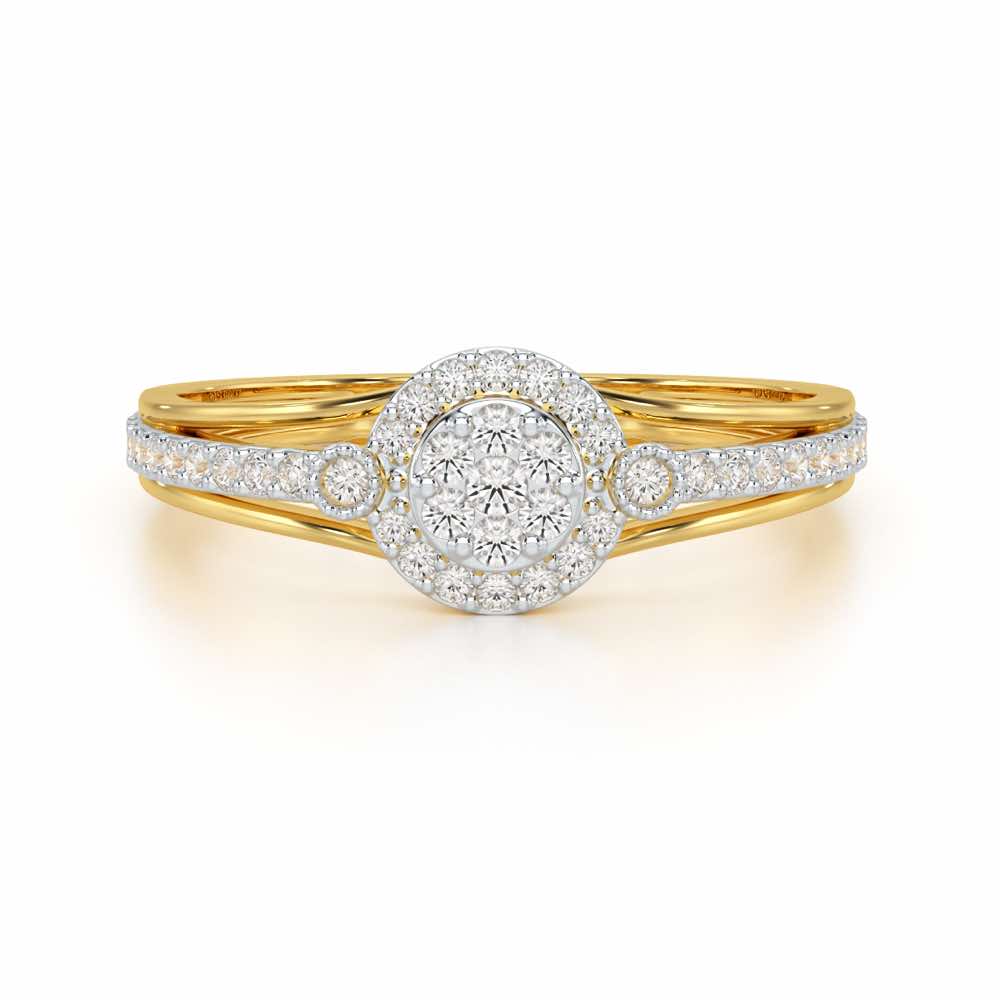 Impeccable Sheen Silver Ring - Yellow Gold - Image 5