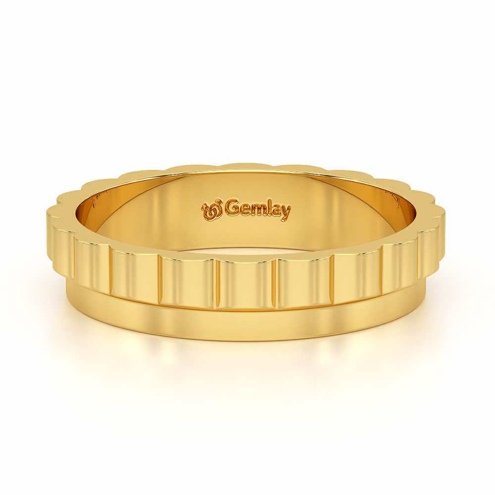 Delphine Silver Ring - Yellow Gold - Image 5