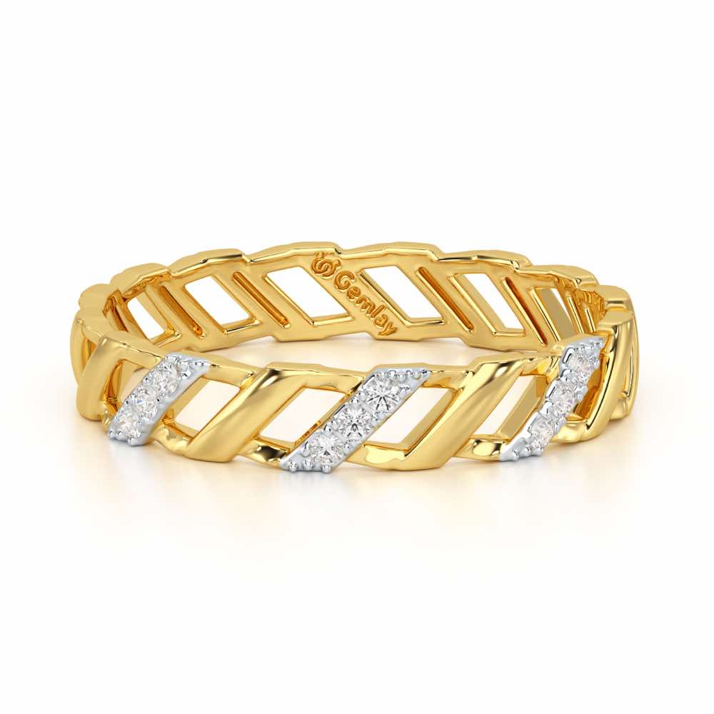 Arandele Silver Ring - Yellow Gold - Image 5