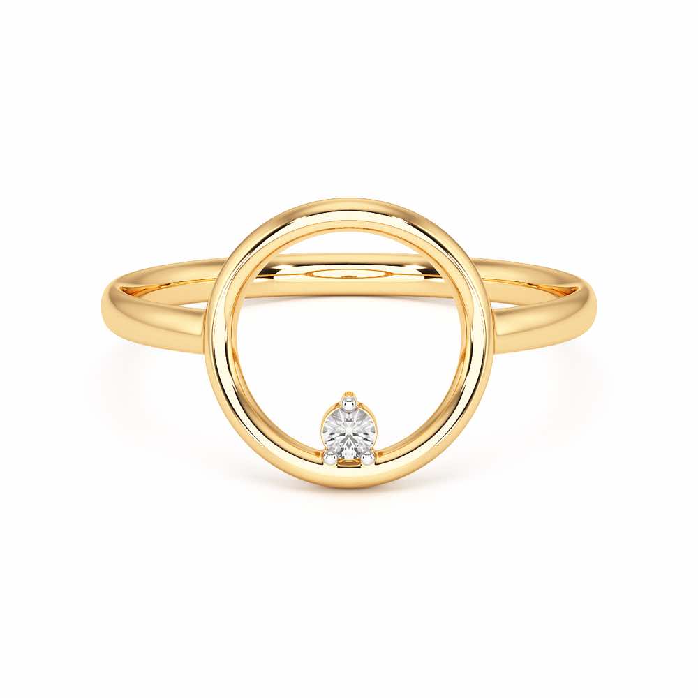 Sunray Sunray Silver Ring - Yellow Gold - Image 5