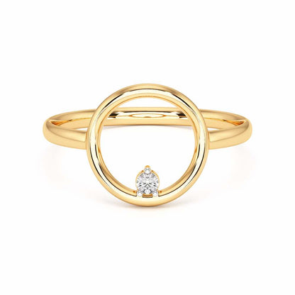 Sunray Sunray Silver Ring - Yellow Gold - Image 5