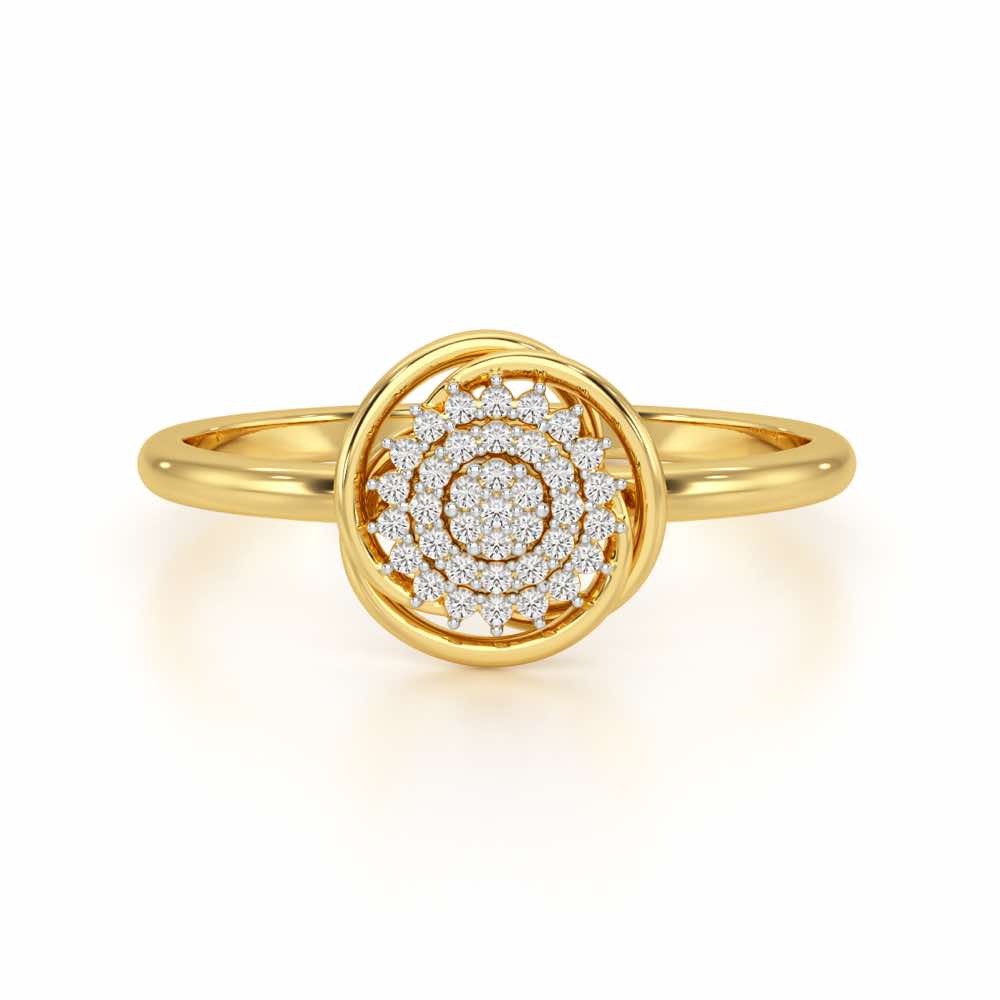 Aquila Silver Ring - Yellow Gold - Image 5