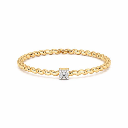 Glow Muse Women Silver Ring - Yellow Gold - Image 5