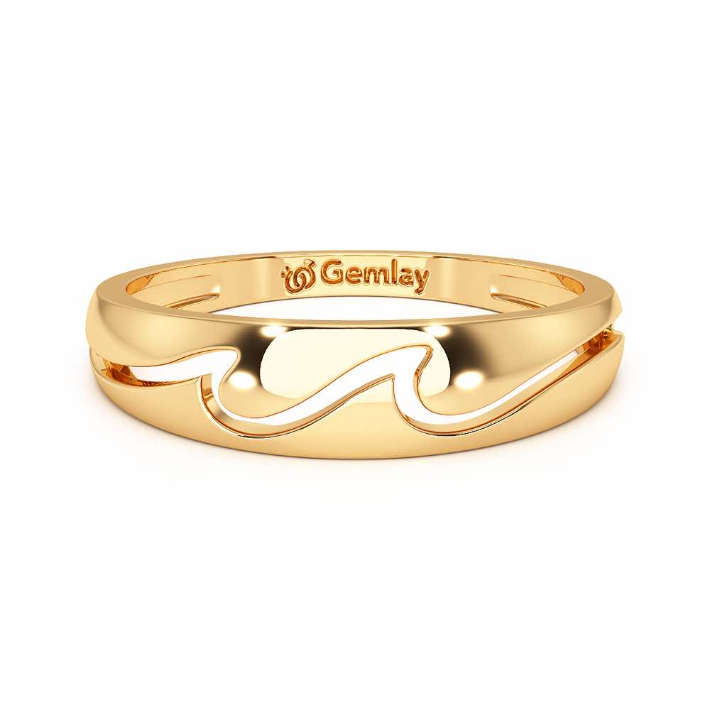 The Sage Silver Ring - Yellow Gold - Image 5