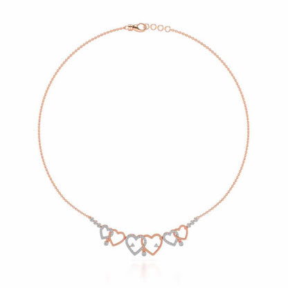 Your n Me Silver Necklace - Rose Gold - Image 3