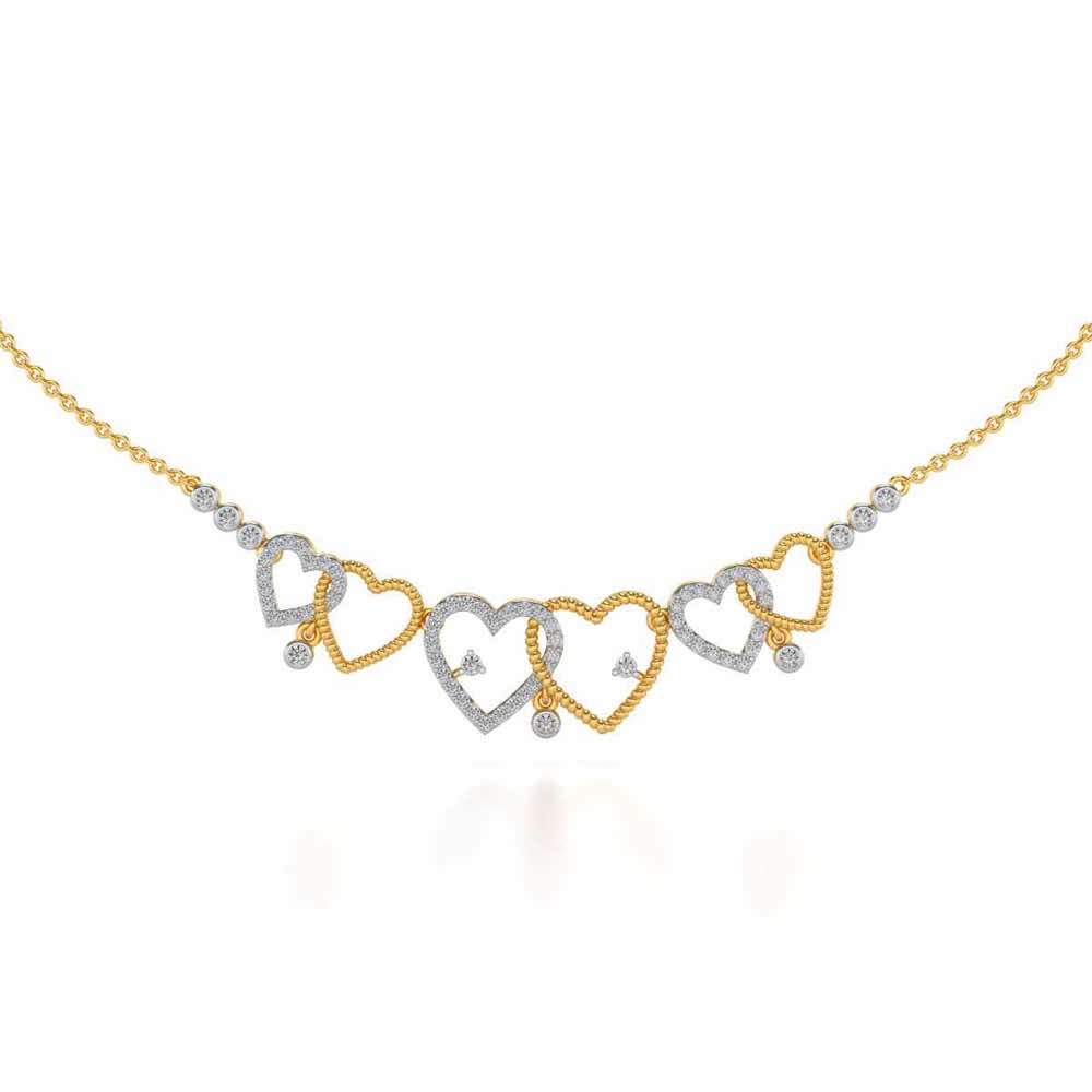 Your n Me Silver Necklace - Yellow Gold - Image 1