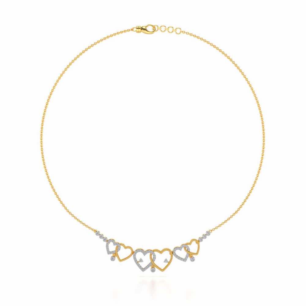 Your n Me Silver Necklace - Yellow Gold - Image 3
