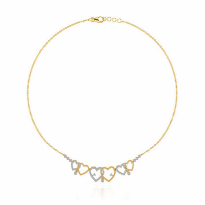 Your n Me Silver Necklace - Yellow Gold - Image 3