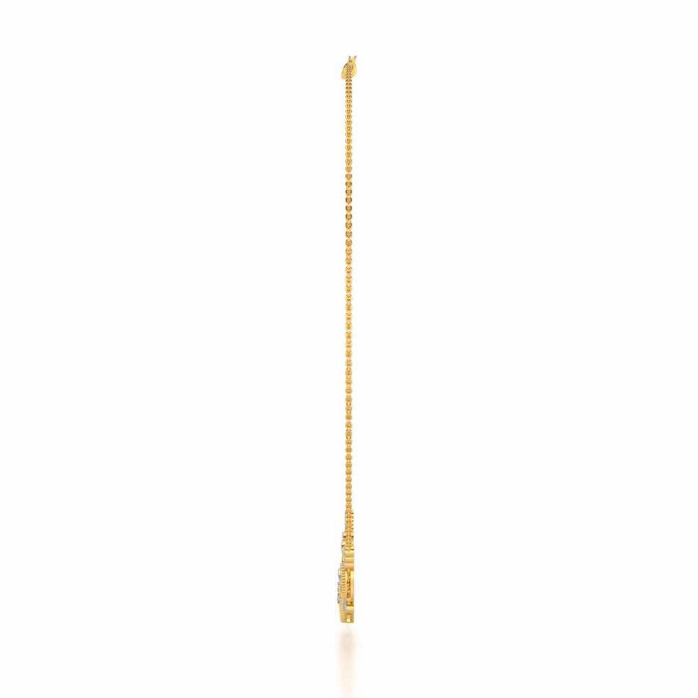 Your n Me Silver Necklace - Yellow Gold - Image 4