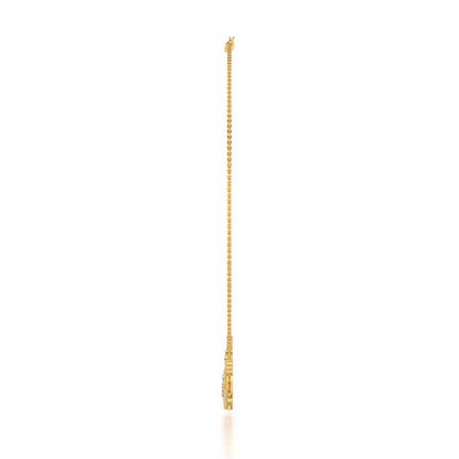 Your n Me Silver Necklace - Yellow Gold - Image 4