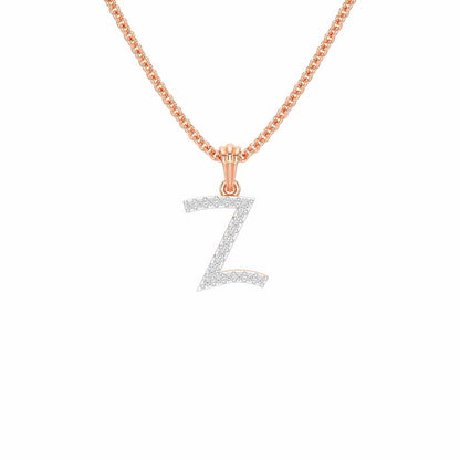 Z-Luke Silver Pendant - Rose Gold - Image 1