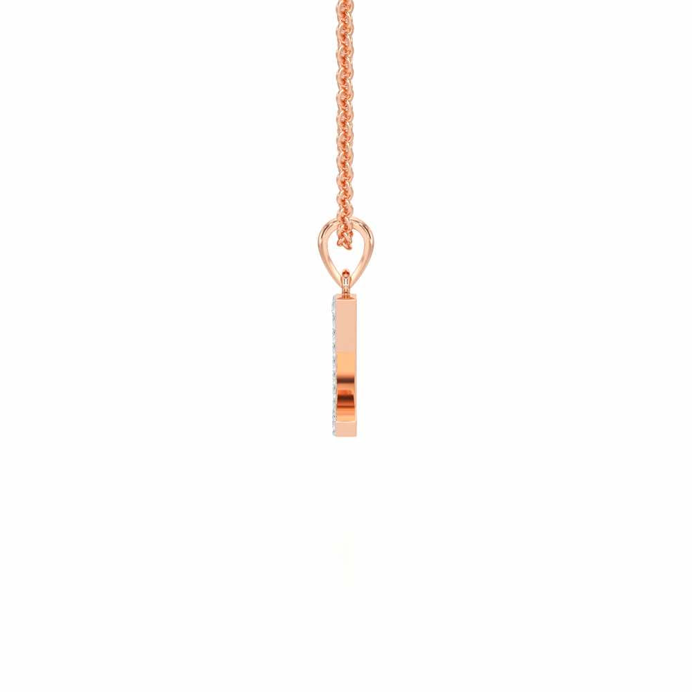 Z-Luke Silver Pendant - Rose Gold - Image 3