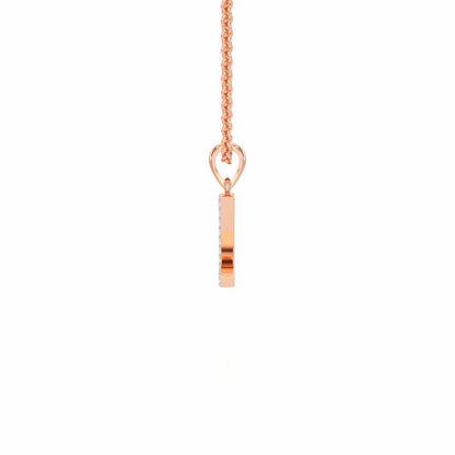 Z-Luke Silver Pendant - Rose Gold - Image 3