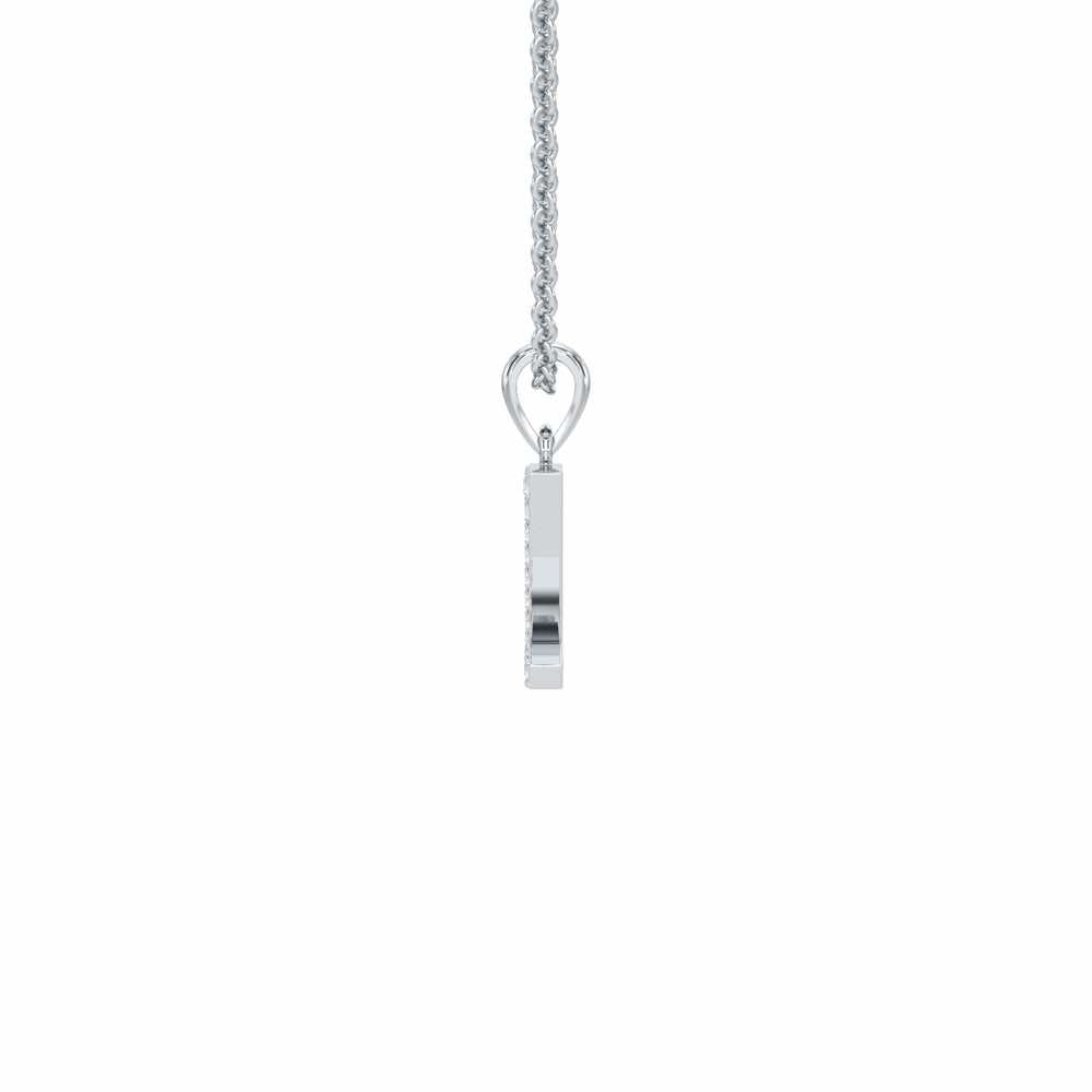 Z-Luke Silver Pendant - White Gold - Image 3